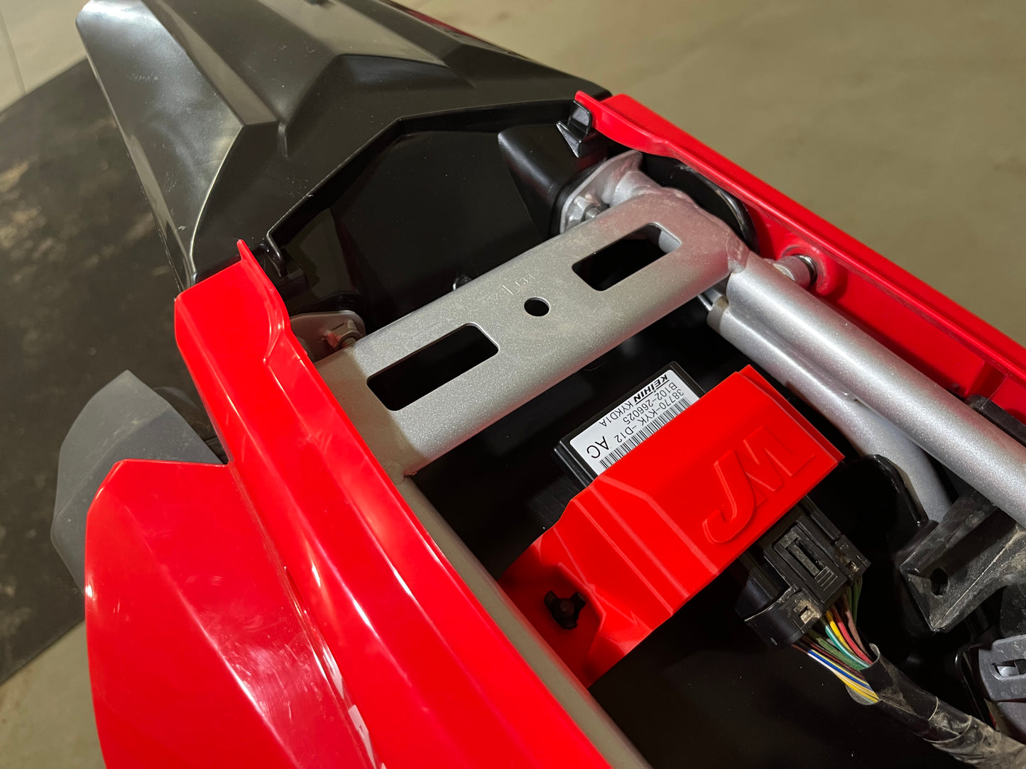 Honda Red ECU Bracket