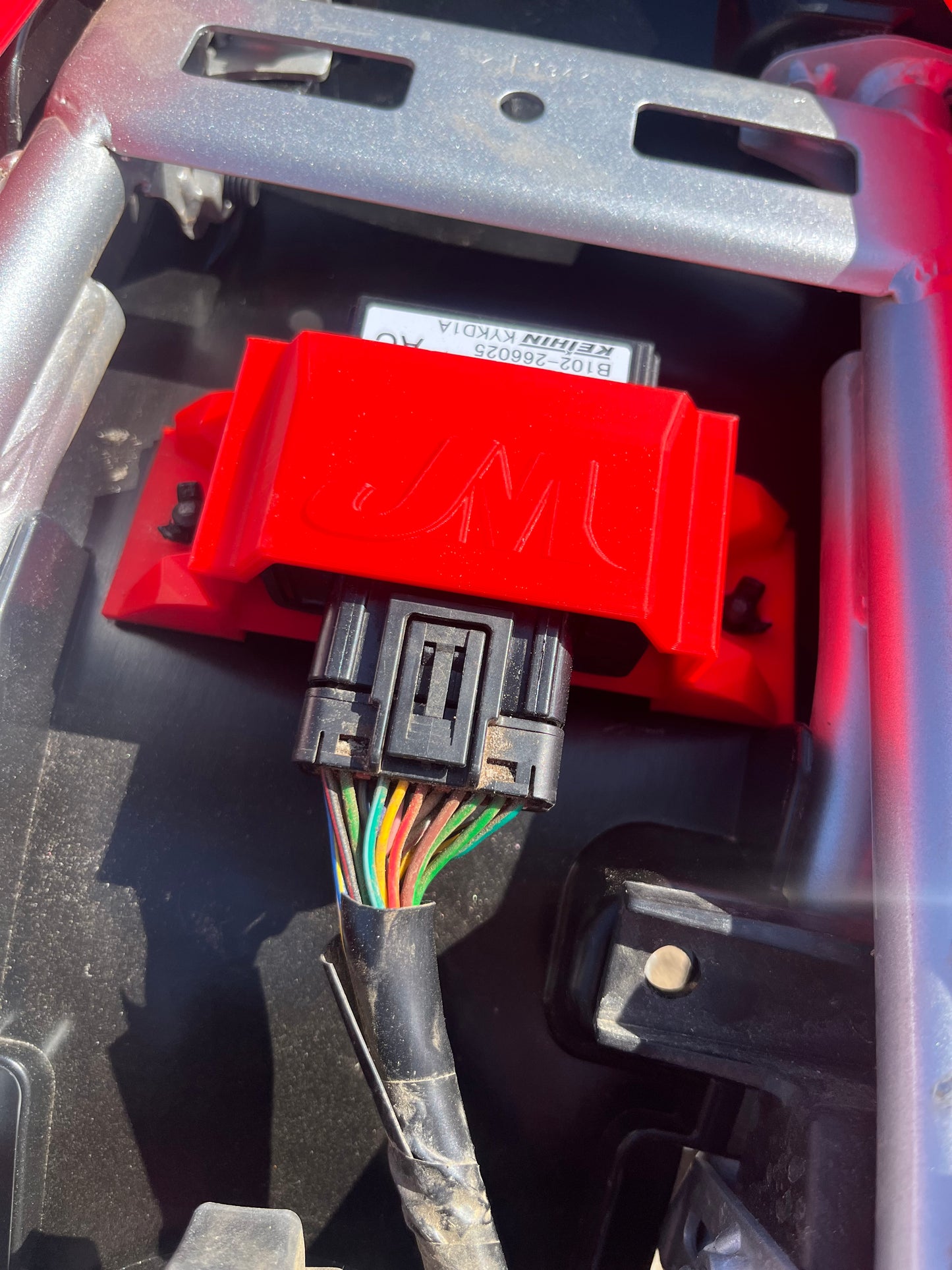 Honda Red ECU Bracket